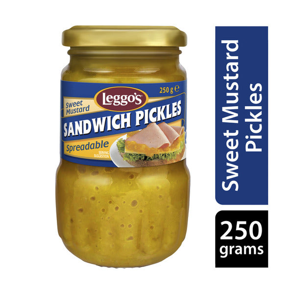 Leggo's Spreadable Sweet Mustard Sandwich Pickles | 250g