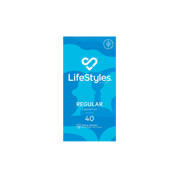 LifeStyles Regular Condoms 40 Pack