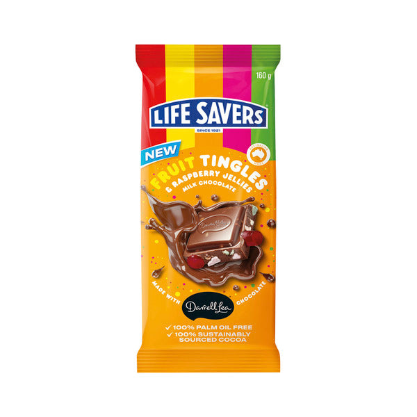 Lifesavers Milk Chocolate Fruit Tingle Block | 160g