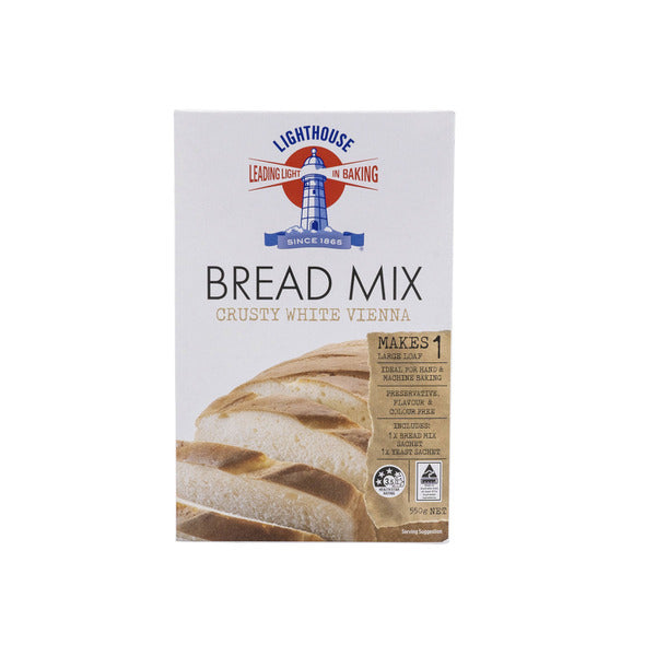 Lighthouse Crusty White Vienna Breadmix | 550g