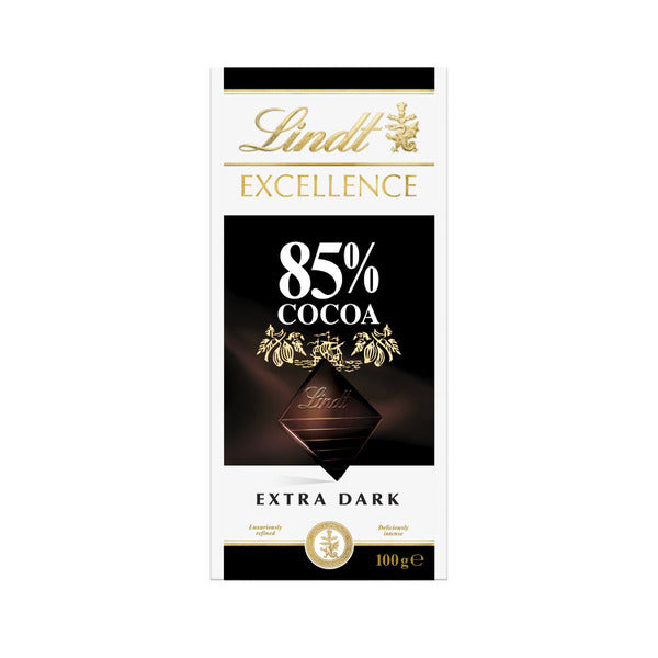 Lindt Excellence 85% Cocoa Dark Chocolate Block | 100g