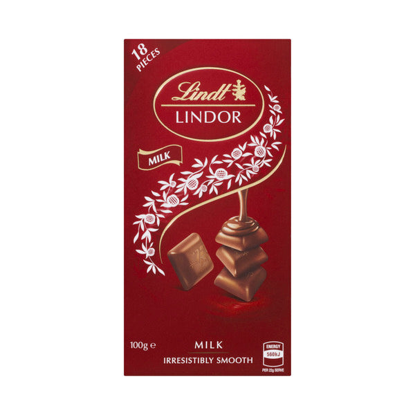 Lindt Lindor Milk Chocolate Block | 100g