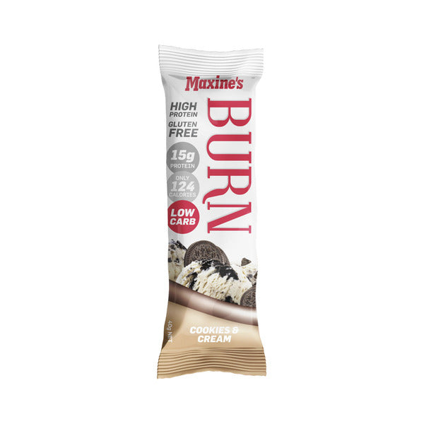 Maxines Burn Burn Cookies & Cream Bar | 40g