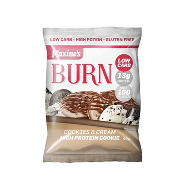 Maxines Burn Cookies & Cream High Protein Cookie | 40g