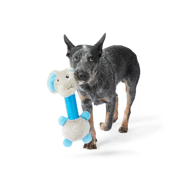 Mix Or Match 20 Plush Animal Long TPR Neck Dog Toy Assorted