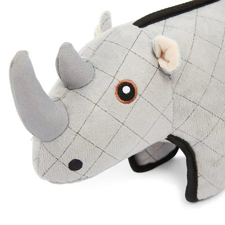 Mix Or Match 30 Tough Rhino Dog Toy Grey 30cm