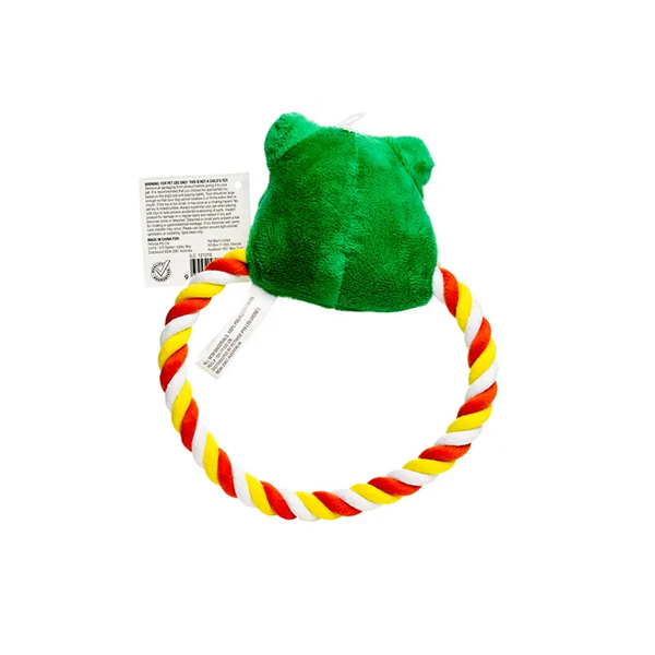 Mix Or Match Animal Head With Rope Dog Toy