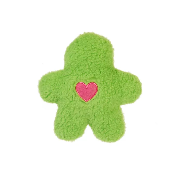 Mix or Match 12 Plush Flatman With Heart Dog Toy 20cm