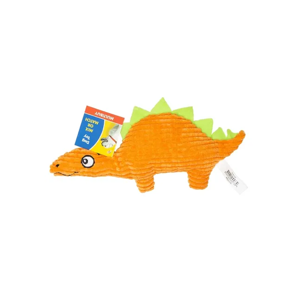 Mix or Match Dino Squeaky Dog Toy 23cm