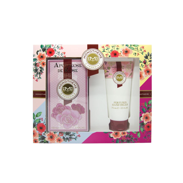 Monotheme Apotheose De Rose Pour Femme Eau De Toilette 100ml 2 Piece Set