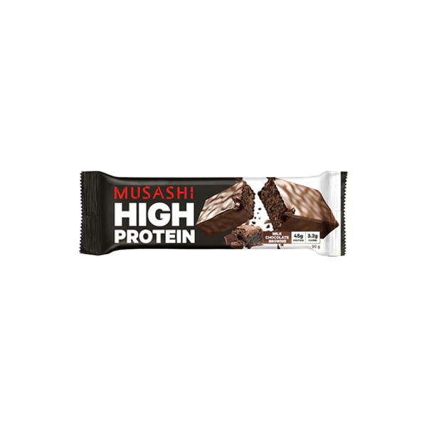 Musashi High Protein Bar Milk Chocolate Brownie 90g