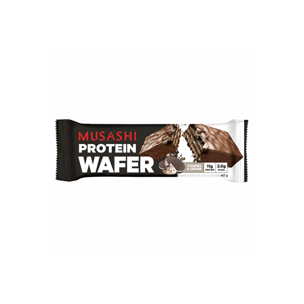 Musashi Protein Wafer Cookies & Cream 40g