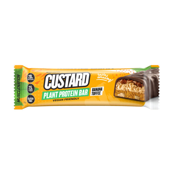 Muscle Nation CustardPlant Protein Bar Banana Toffee | 50g