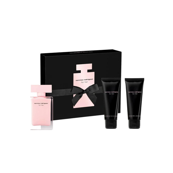 Narciso Rodriguez for Her Eau De Parfum 50ml 3 Piece Set