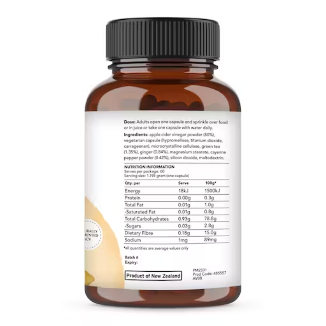 Nature First Apple Cider Vinegar Vegecaps With Immunity Extracts