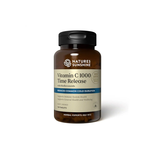 Natures Sunshine Vitamin C Timed Release 1000mg 150 Tablets