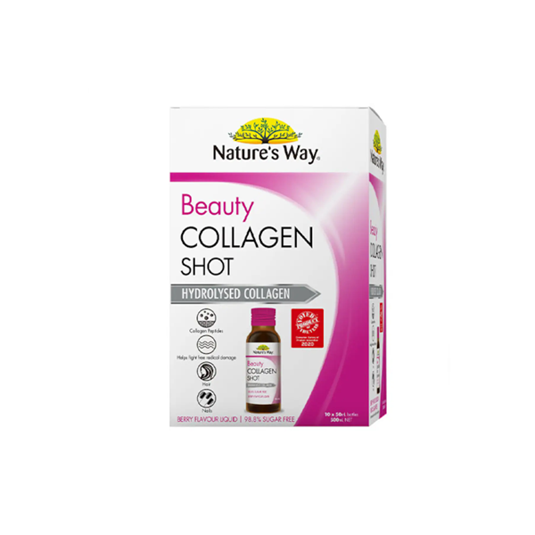 Natures Way Beauty Collagen Shot 50ml x 10 Pack