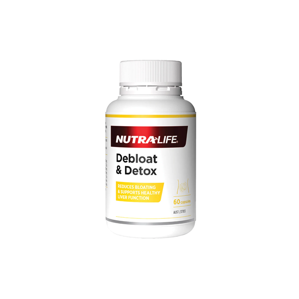 Nutra-Life Debloat & Detox 60 Capsules