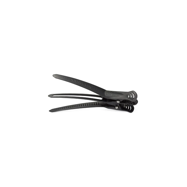 Olivia Garden Double Clip 4pk Black
