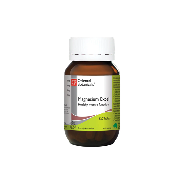Oriental Botanicals Magnesium Excel 120 Tablets