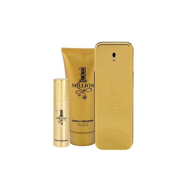 Paco Rabanne 1 Million Eau de Toilette 100ml 3 Piece Set
