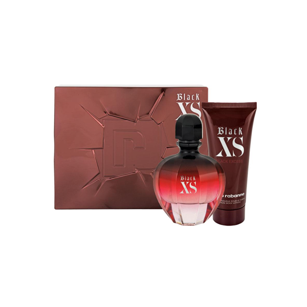 Paco Rabanne Black XS for Her Eau de Parfum 80ml 2 Piece Set