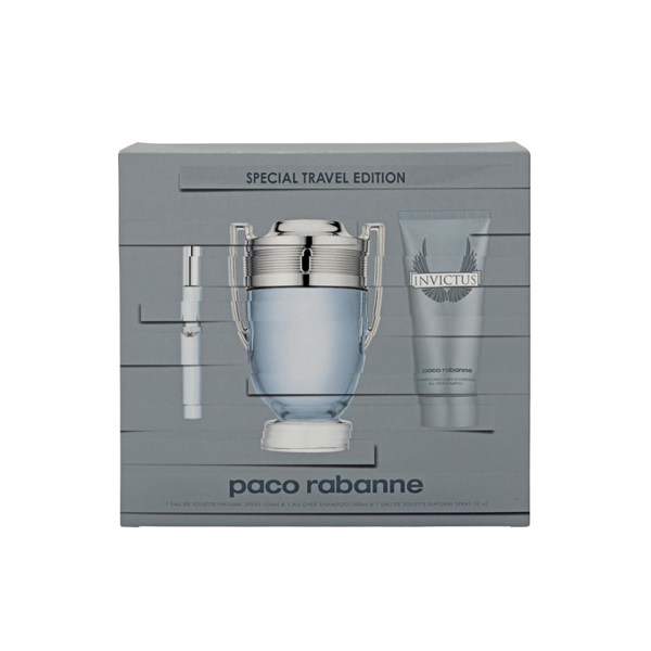 Paco Rabanne Invictus 100ml 3 Piece Set