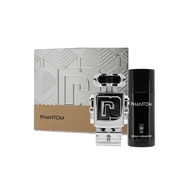 Paco Rabanne Phantom Eau De Toilette 100ml + Deodorant Spray 2 Piece Gift Set