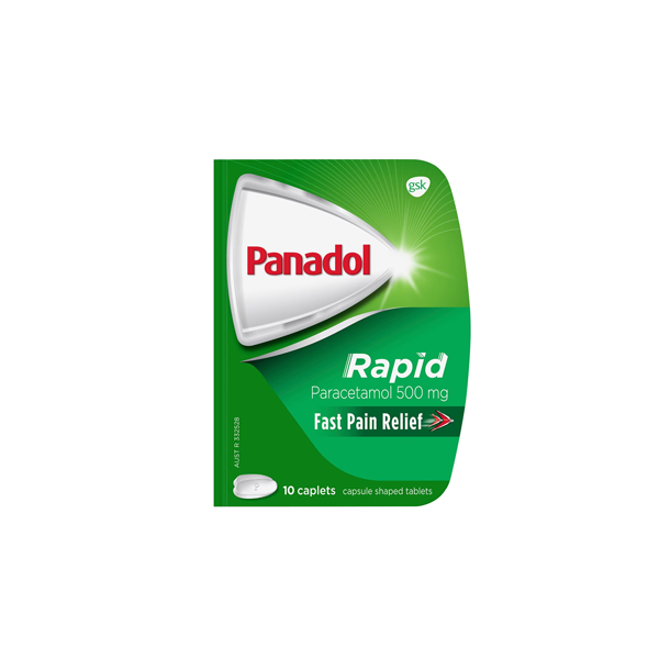 Panadol Rapid Fast Pain Relief Handipak 10 Caplets – Shop & Dispatch