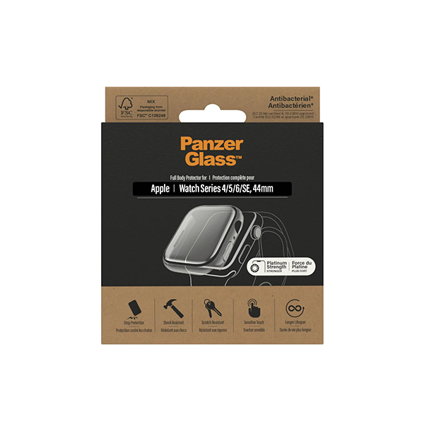 PanzerGlass Full Body Protector for Apple Watch 4/5/6/SE 44mm (Clear)