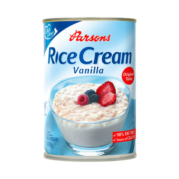 Parsons Vanilla Creamed Rice | 430g