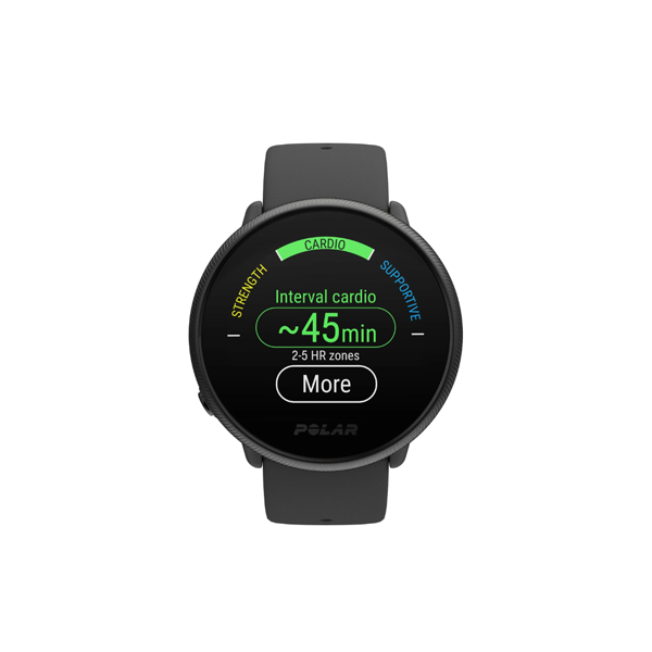 Polar Ignite 2 Fitness Watch (Black/Pearl)