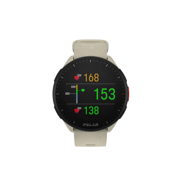 Polar Pacer GPS Running Watch (Cloud White)