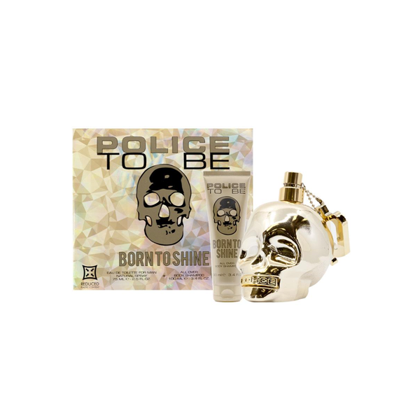 Police To Be Born To Shine For Man Eau de Toilette 75ml + Shower Gel 2 Piece Set