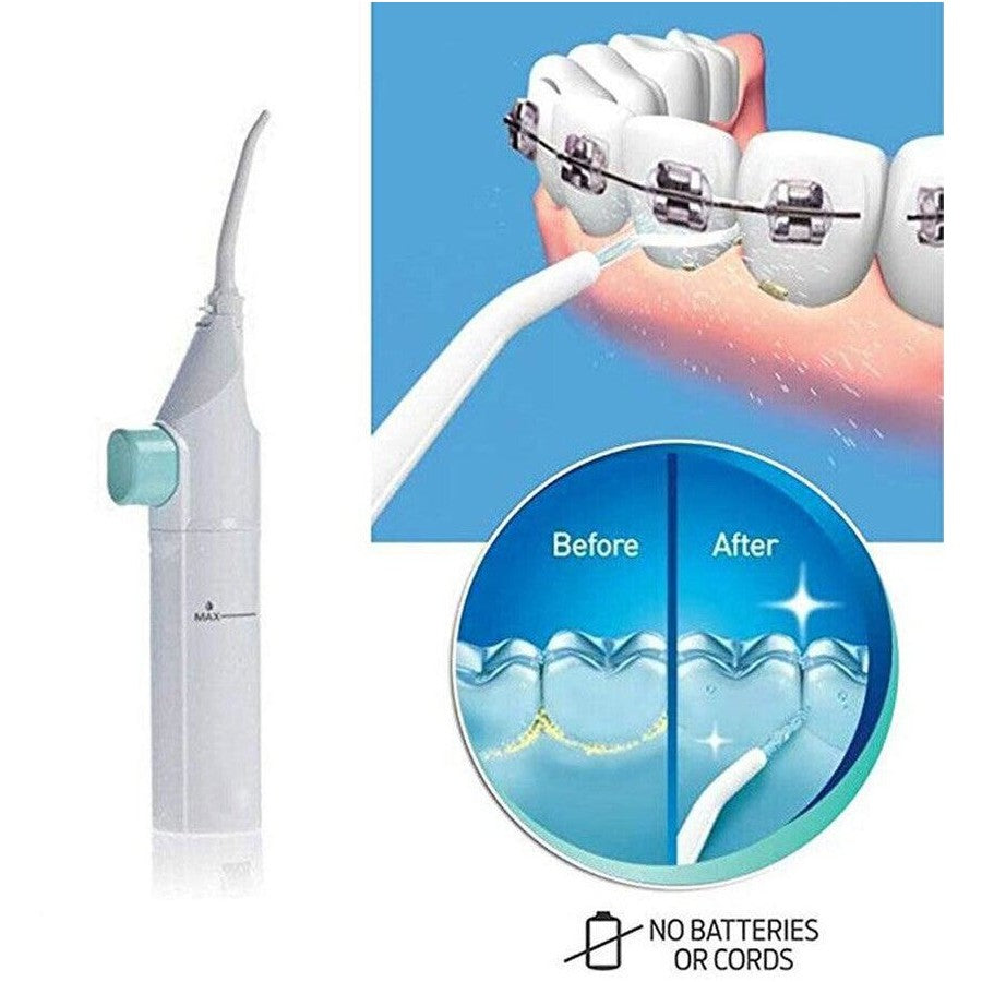 Portable Dental Water Flosser Water Pick Oral irrigator Air Pressure Cleaner