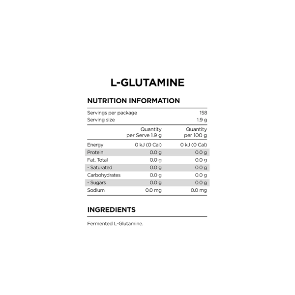 Pranaon Amino L-Glutamine 300g