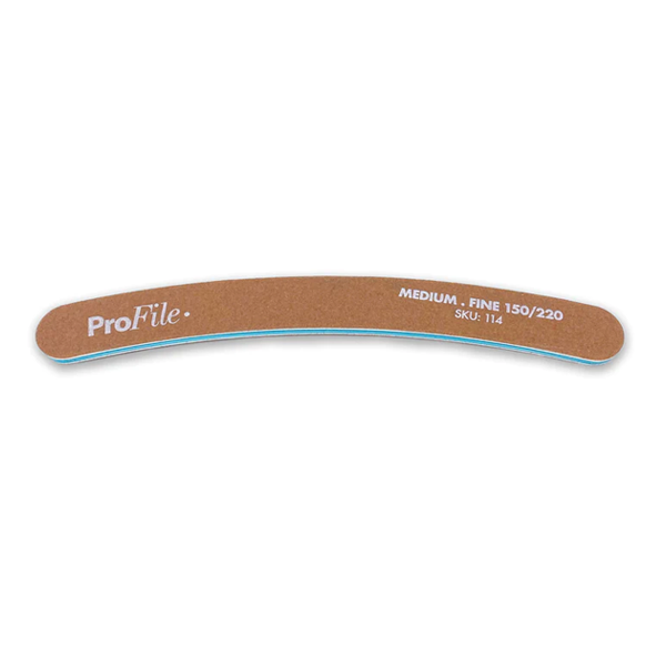 ProFile Boomerang File - Brown/Emerald - Medium.Fine 150/220