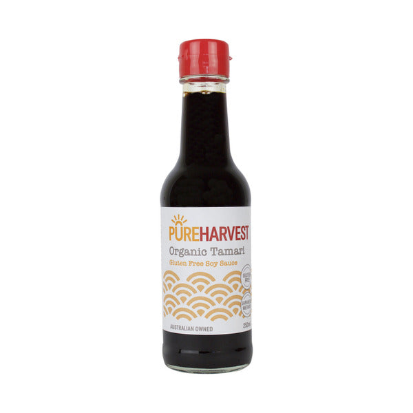 Pureharvest Organic Tamari Soy Sauce Wheat Free Salt Reduced | 250mL