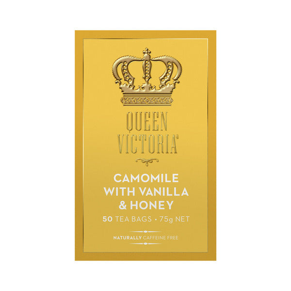 Queen Victoria Honey & Vanilla Camomile Tea Bags | 50 pack