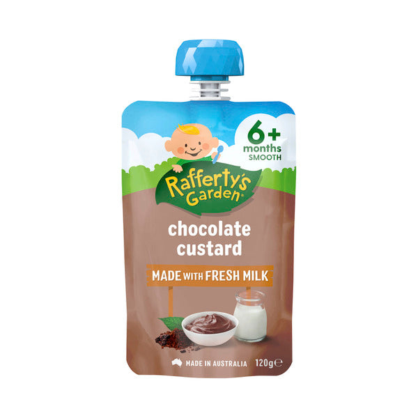 Rafferty's Garden Chocolate Custard 6 Months | 120g x 2 Pack
