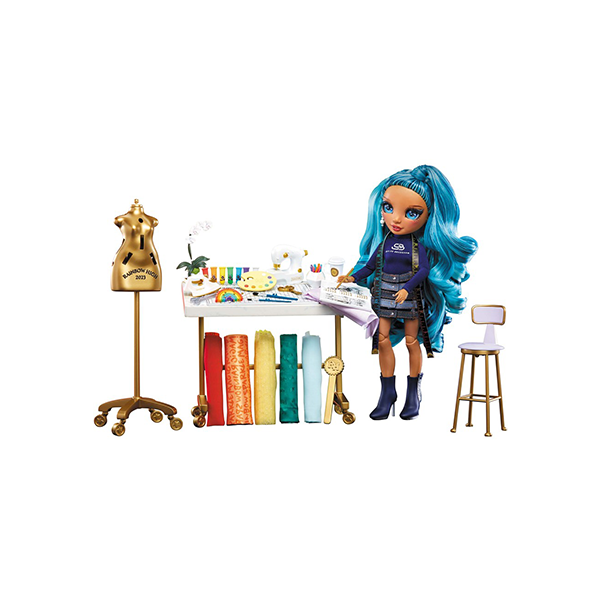 Rainbow High Design & Style Locker Speelset – Met planken, hangers, accessoires en stickers, ideaal speelgoed en cadeau voor kinderen van 4 tot 12 jaar