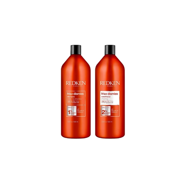 Redken Frizz Dismiss Shampoo & Conditioner 1L Duo