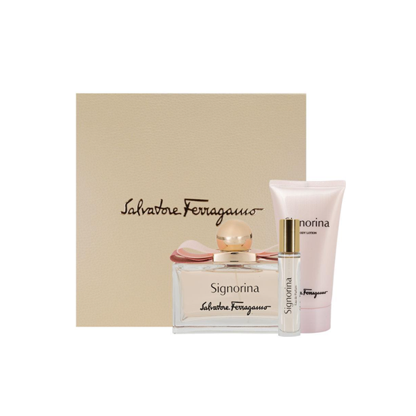 Salvatore Ferragamo Signorina Eau de Parfum 100ml 3 Piece Set