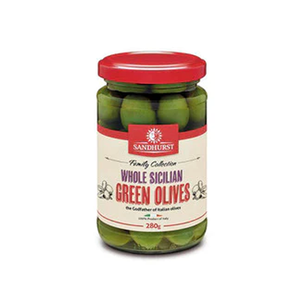 Sandhurst Sicilian Green Olives | 280g