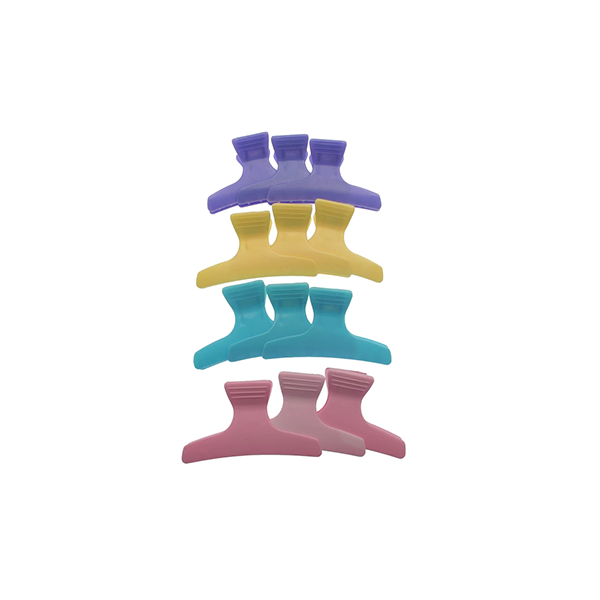 Santorini Butterfly Clips Assorted 12 Pack