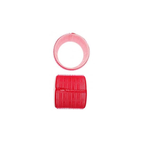 Santorini Velcro Rollers Red 70mm 6pk
