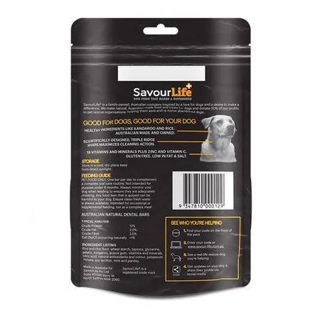 Savour Life Dental Bars Medium-Large Dogs 5pk