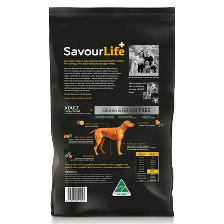 Savourlife Grain Free Ocean Fish Large Breed Adult Dog Food 15kg
