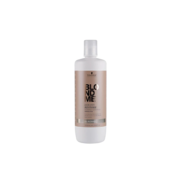 Schwarzkopf BlondMe Keratin Restore Bonding Shampoo 1 Litre - All Blondes