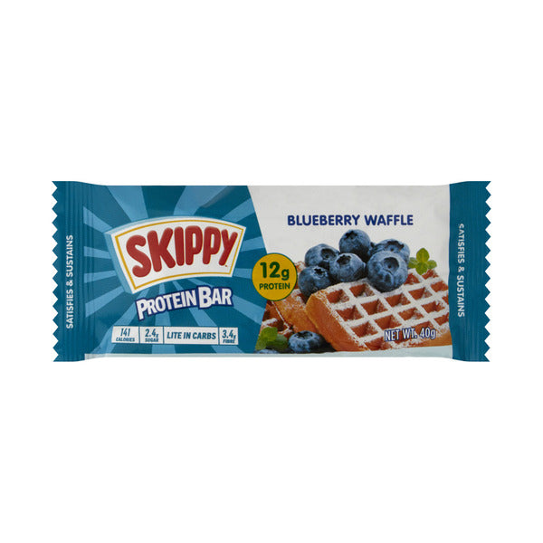Skippy Protein Bar Blueberry Waffle 40g Shop & Dispatch